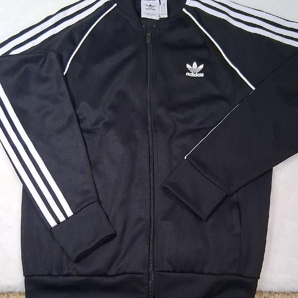 Adidas Men's Black Track Jacket - Picture 1 of 7